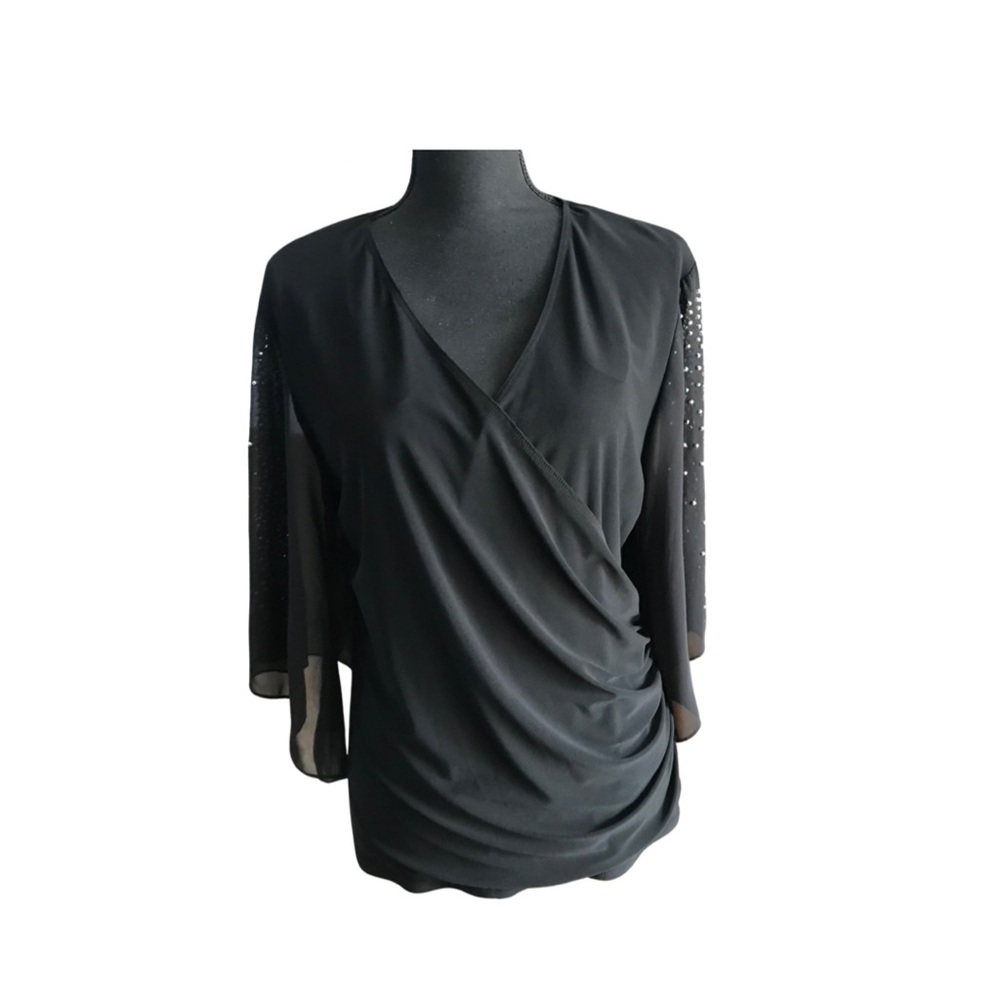 MSK | Women’s Rhinestone Embellished Top XL